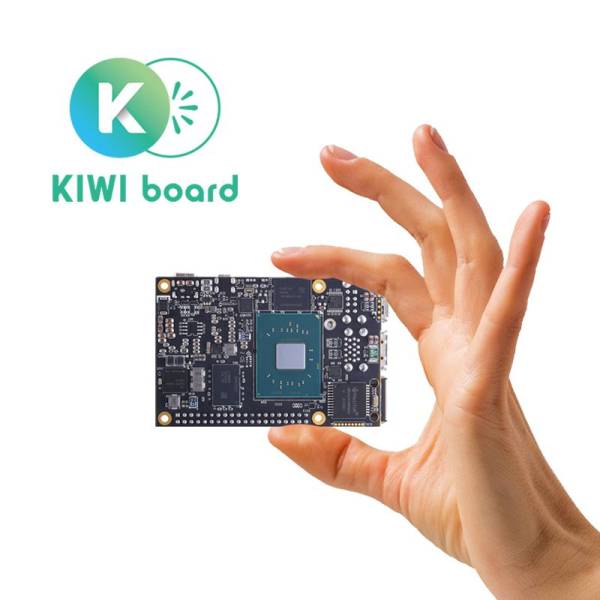 La carte KIWI310, aussi petite qu'une carte de crédit, mais très puissante.