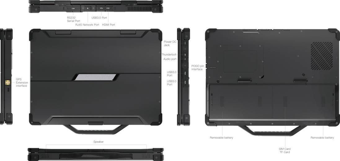 PC portable - pliable à écran tactile 13,3 pouces – Paris Boutique