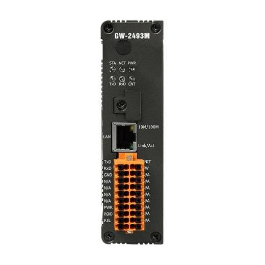 Passerelle de communication industrielle BACnet vers Modbus TCP ICP DAS GW-2493
