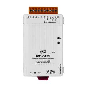 Passerelle de communication GW-7472 ICP DAS Ethernet IP vers Modbus RTU