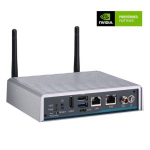 PC Fanless Edge AI AIE100-T2NX NVIDIA Jetson TX2 NX Axiomtek